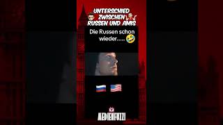 Unterschied zwischen Russen und Amis 😅shorts shortsfeed politik satire funny medienfuzzi [upl. by Aehs224]