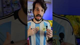 Camisa da Argentina de 2022 com patch de campeã do mundo camisadefutebol argentina adidas fifa [upl. by Arlyne]