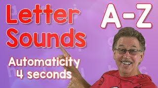 Letter Sounds Automaticity  Upper Case  4 Seconds  Jack Hartmann [upl. by Walworth547]