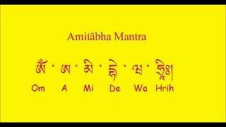 Amitabha Mantra A Mi De Wa Hrih [upl. by Rad606]