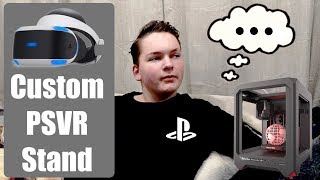 3D Printed PSVR Stand  Printed on small 3D printer [upl. by Aneekal]