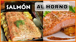 CÓMO HACER SALMÓN AL HORNO DE FORMA FÁCIL Y RÁPIDA  NatyGloss Cocina [upl. by Hinson]