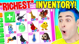 RICHEST Adopt Me INVENTORY EVERY MEGA NEON Legendary Dream Pet And RAREST Items EXPENSIVE [upl. by Aileduab]