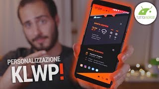 IL MIO TEMA GRATIS PREFERITO per KLWP  Personalizzazione 30  TuttoAndroid [upl. by Angelique893]