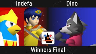 CounterPick 2 Remix Winners Final  Indefa Marth Dedede vs Dino Wolf [upl. by Dunham]