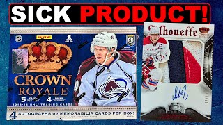 UNREAL PATCH BUT  201314 Panini Crown Royale Hockey Hobby Box Break [upl. by Heinrick437]