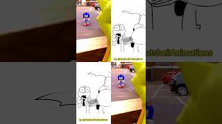 Sonic This Icecream is Delicious vs Original funnyshorts sonic skibidi memes [upl. by Ymereg]