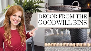 🛒THRIFTED HOME DECOR HAUL amp DIY [upl. by Paley]