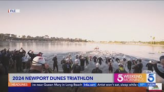 Thousands flock to Orange County for world’s longest running triathlon [upl. by Kimon]