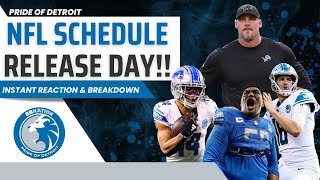 Detroit Lions Schedule Release Reaction amp Breakdown [upl. by Harve]