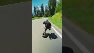 Fast chicanes skateboarding skating extreme drift shorts [upl. by Waiter869]