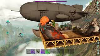 Ark Survival Ascended 1 Tamed an Archelon from our Airship [upl. by Dowdell]