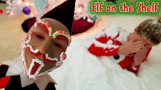 Evil Elf on the Shelf Disquised as Gingerbread Man Buried Our Mom in Snow Game Master Day 12 [upl. by Gaidano]