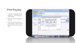 Sage Payroll 2015  Print Payroll Slip Quickstart [upl. by Chu698]
