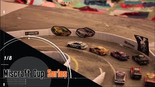 NASCAR StopMotion Miscraft Cup Series  Bristol S3 R1 [upl. by Marilla755]