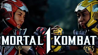 MK1 SEKTOR INTRO DIALOGUE WITH CYRAX 1080p 60 FPS MORTAL KOMBAT 1 [upl. by Kenley]