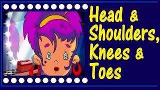 Head and shoulders knees and toes With Lyrics nursery rhymes [upl. by Barger82]