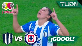 ¡Doblete y GOLAZO DE MARTÍNEZ  Monterrey 30 Cruz Azul  Liga Mx FemenilCL2024 J5  TUDN [upl. by Niarfe]