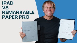 iPad vs reMarkable Paper Pro [upl. by Leaffar357]