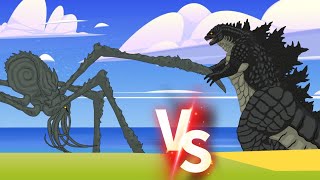 Titanus Scylla VS Godzilla  Animation [upl. by Euginimod]