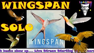 Wingspan Setup and Solo Playthrough With All Expansions [upl. by Kasevich700]