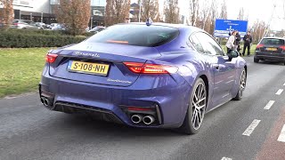 2023 Maserati GranTurismo Trofeo  Accelerations Revs amp Engine Sounds [upl. by Chlores]