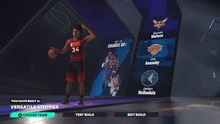 NBA 2K5 VERSATILE STOPPER BUILD  BACKEND RECPRO AM BUILD [upl. by Ytsirc]