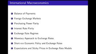 01 International Economics and Finance IEF Overview of the course [upl. by Eveivaneg]