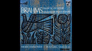 BRAHMS Tragische Ouvertüre op 81 Akademische Festouvertüre op 80 [upl. by Eeliak]