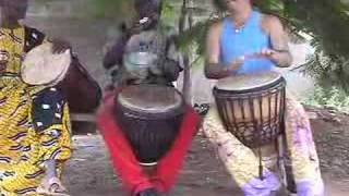 Mali Grand Masters Djembe Class with Brulye and Aruna Mendiani [upl. by Danelle]