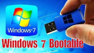 How to Create Windows 7 Bootable USB Flash Drive Windows 7 USB Installer 2024 [upl. by Yar]