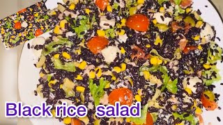 Riso venere o riso nero Come si cucinaE ricette migliore black rice salad [upl. by Nessnaj]