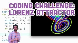 Coding Challenge 12 The Lorenz Attractor in Processing [upl. by Pip]