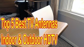 Top 5 Best TV Antennas 2018  Best Indoor amp Outdoor Hdtv Antenna [upl. by Annetta33]