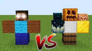 HEROBRINE vs All Wardens And Piglins And Pillagers Golems  Battle Minecraft Mobs [upl. by Eanahc]