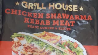 GRILL HOUSE CHICKEN SHAWARMA KEBAB MEAT REVIEW ICELAND FAKEAWAY SIOBHANs LIFE [upl. by Bauer]