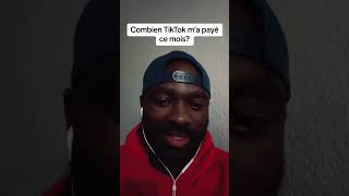 Voici combien TikTok m’a payé [upl. by Adekahs986]