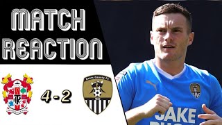 MATCH REACTION  Tranmere Rovers 42 Notts County [upl. by Leidag]