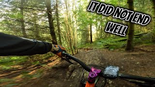 How does an Amateur cope with Ae forest enduro trails [upl. by Demmahom]