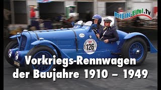 Nürburgring Classic  Rennwagen 1910–1949  RheinEifelTV [upl. by Aenert300]