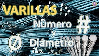 Varillas de Acero Número y Diámetro [upl. by Lamaj938]