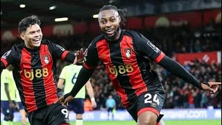 WOW ANTOINE SEMENYO SCORES SPECTACULAR GOAL BOURNEMOUTH 31 SOUTHAMPTON [upl. by Hgiel]