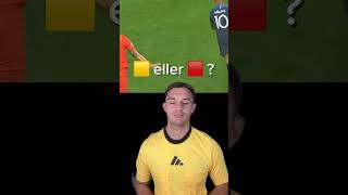 Red or Yellow card🟥🟨⚽️ Follow for more videos⚽️ [upl. by Esyla183]