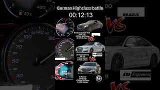 Brabus Rocket 900 vs BMW 760i G Power vs Audi S8 V8 [upl. by Ahcsat]