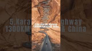 Top 10 Most Dangerous Roads in the World 2023 shorts [upl. by Karola]