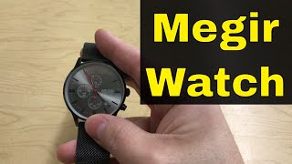 Megir Watch Battery ReplacementDIY Tutorial [upl. by Hafirahs]