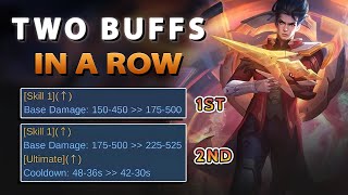 Natan got BUFFED again Lets see  Mobile Legends [upl. by Reviere]