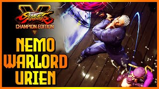 Warlord Urien Now  SFV Champion Edition  Nemo Urien Madness  Season 5 [upl. by Kandace]