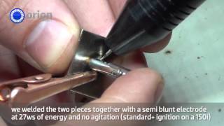 Orion Welders  Silver Plated Brass Cuff Link Repair [upl. by Ecnarepmet140]