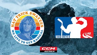 Hat Trick Swayzes v SL Fiordlands Div 7  4th May  IceHQ Beer League ice hockey [upl. by Ralaigh672]